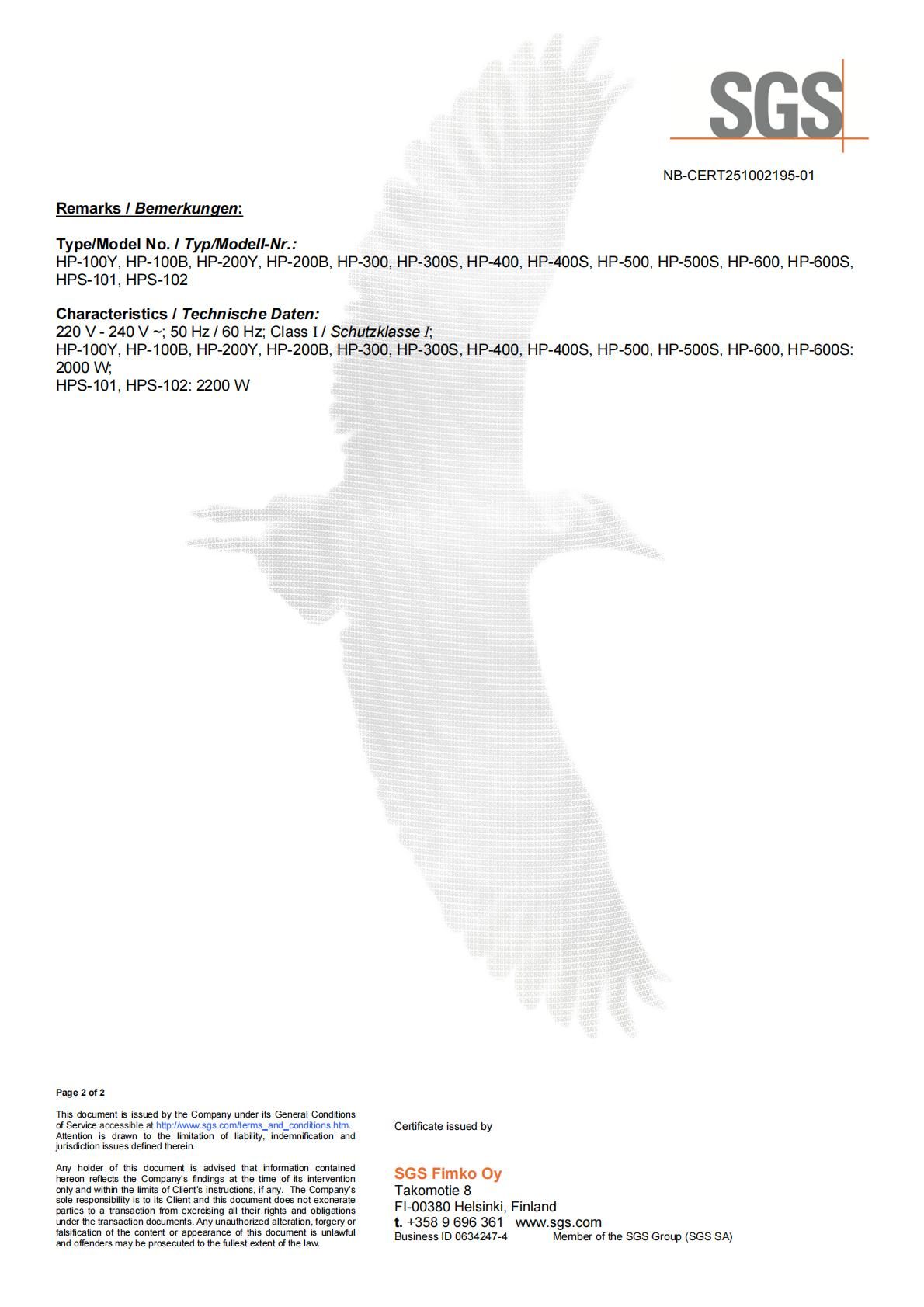 GS Certificate Page 2